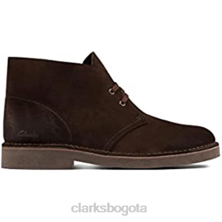 Clarks 0DX8L19 botas clarks desert boot 2 de ante marrón oscuro unisexo