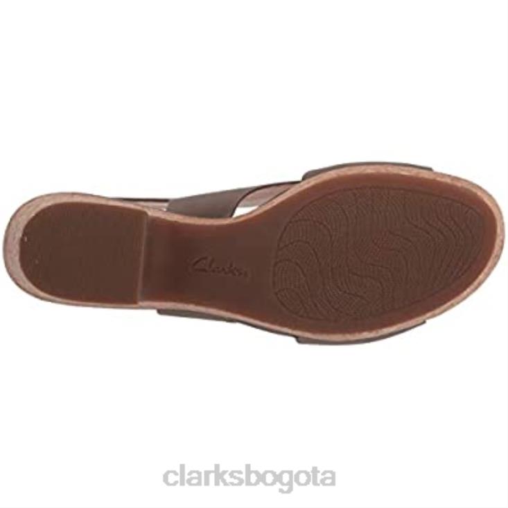 Clarks 0DX8L1900 sandalias de cuña maritsa lara de nobuk salvia para mujer clarks mujer nubuck salvia