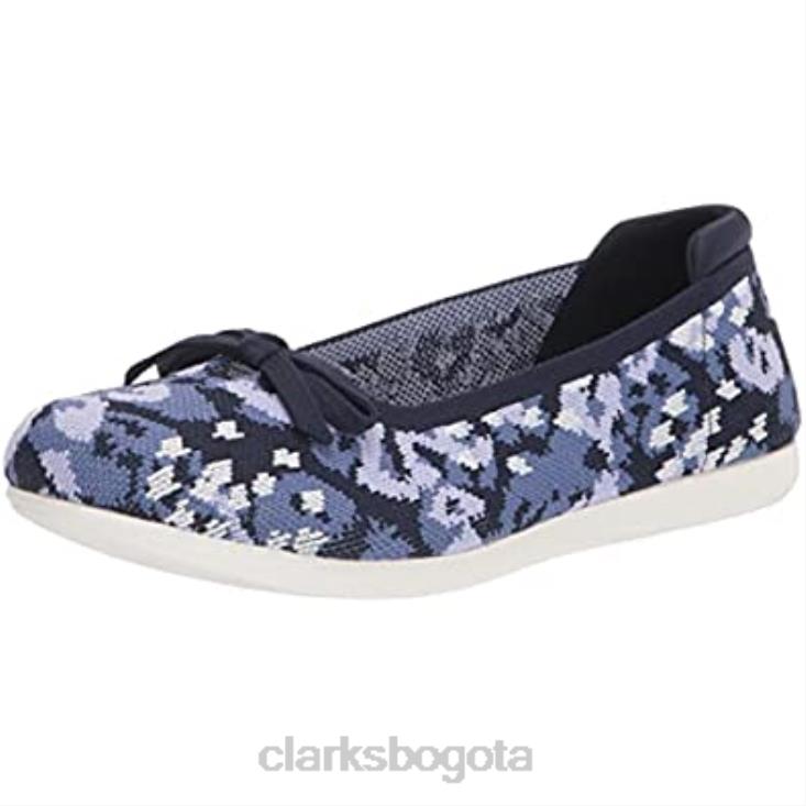 Clarks 0DX8L1901 bailarinas carly esperanza mujer clarks azul combi mujer combinación azul