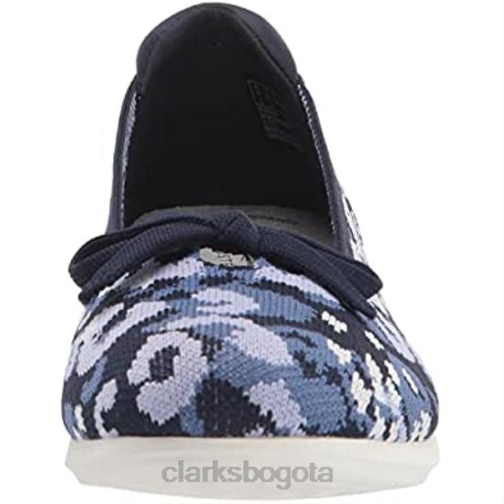 Clarks 0DX8L1901 bailarinas carly esperanza mujer clarks azul combi mujer combinación azul