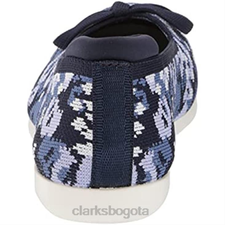 Clarks 0DX8L1901 bailarinas carly esperanza mujer clarks azul combi mujer combinación azul