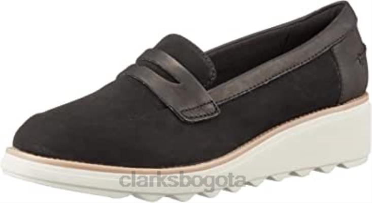Clarks 0DX8L1902 mocasines sharon ranch para mujer clarks negros mujer negro