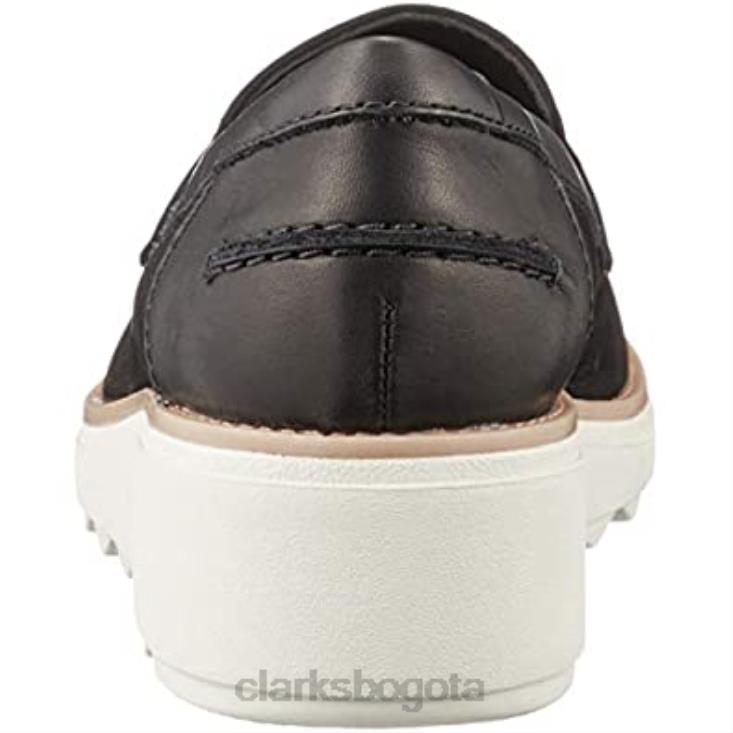 Clarks 0DX8L1902 mocasines sharon ranch para mujer clarks negros mujer negro