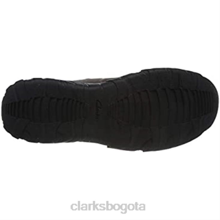 Clarks 0DX8L1907 bota de media pantorrilla clarks grove hi ii de cuero marrón para hombre hombres cuero marrón