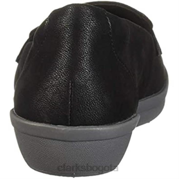 Clarks 0DX8L1909 mujer 26137762 ayla form clarks nobuck sintético negro mujer nubuck sintético negro
