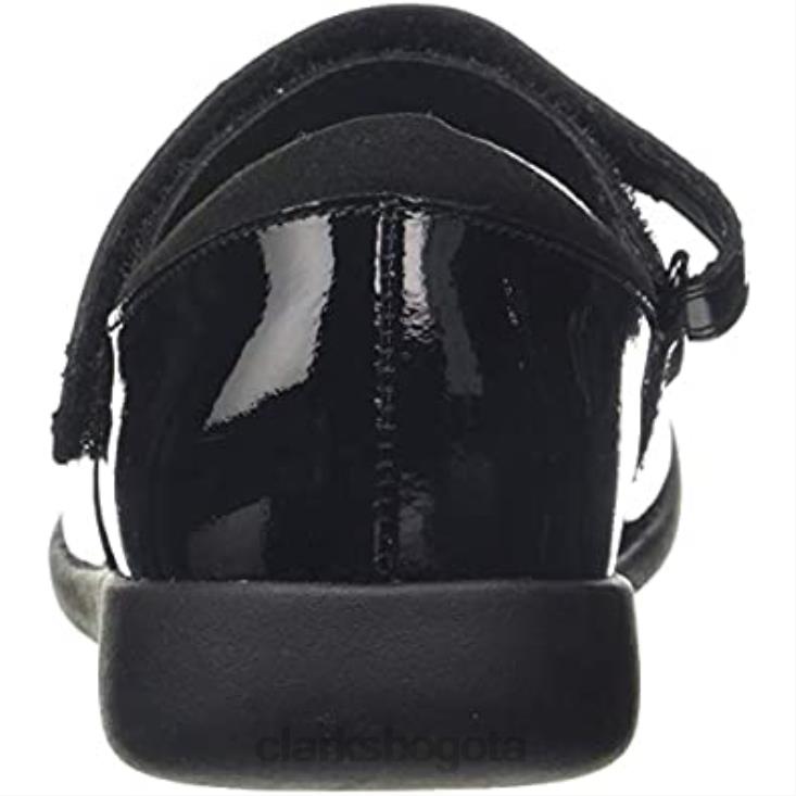 Clarks 0DX8L1910 sandalias de punta cerrada para niña etch spark k negro clarks niños negro