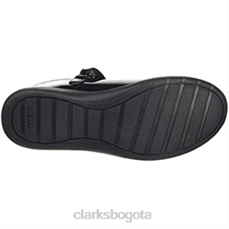 Clarks 0DX8L1910 sandalias de punta cerrada para niña etch spark k negro clarks niños negro