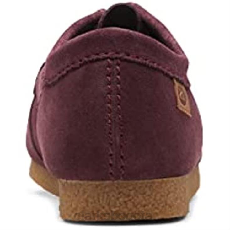 Clarks 0DX8L1915 mocasín clarks shacre ii run de ante burdeos para hombre hombres ante burdeos