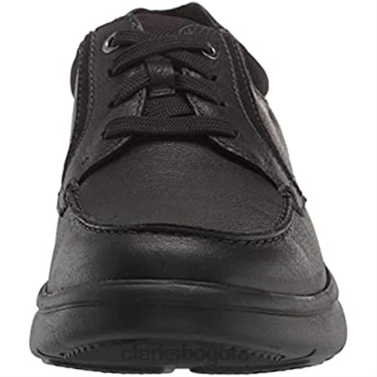 Clarks 0DX8L1917 bradley vibe oxford clarks negro de cuero caído para hombre hombres cuero negro caído
