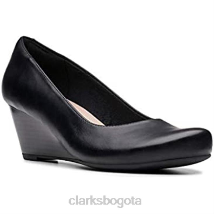 Clarks 0DX8L192 Zapatos de tacón con cuña Clarks Flores Petra para mujer mujer