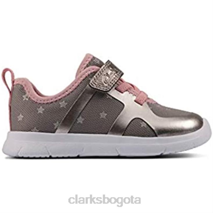 Clarks 0DX8L1928 Zapatillas clarks ath flux niño textil gris peltre niños