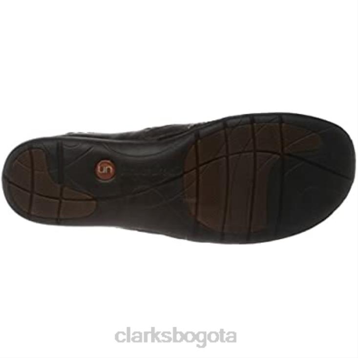 Clarks 0DX8L1933 mocasines un loop mujer clarks negro mujer cuero negro