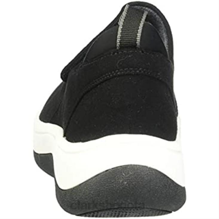 Clarks 0DX8L1934 Merceditas arla air mujer planas negras textil clarks mujer textil negro