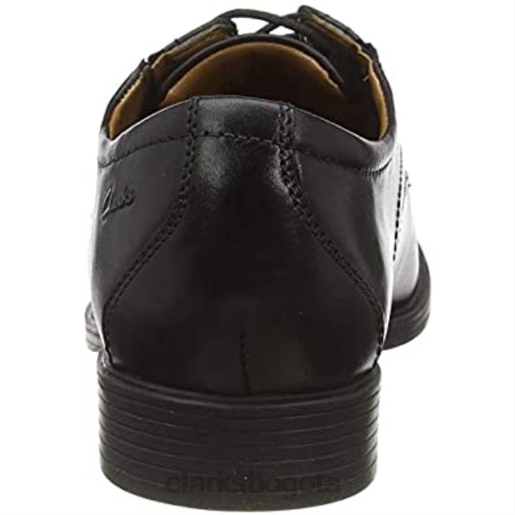 Clarks 0DX8L1935 zapatillas whiddon pace para hombre clarks negras hombres cuero negro