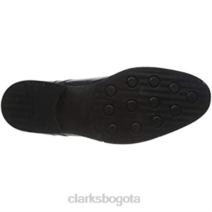 Clarks 0DX8L1935 zapatillas whiddon pace para hombre clarks negras hombres cuero negro