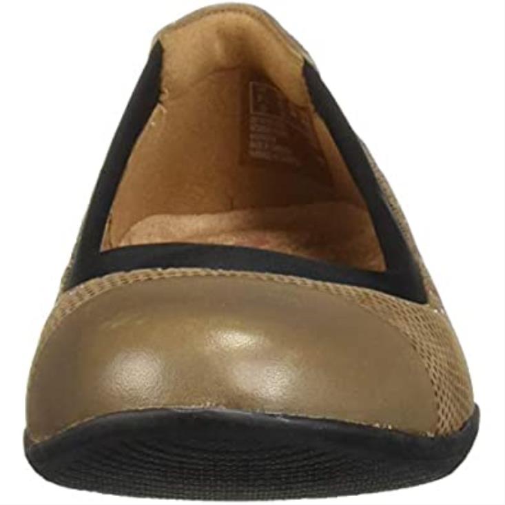 Clarks 0DX8L1940 guijarro interés nobuck mujer neenah garden ballet flat clarks mujer nubuck interés guijarro
