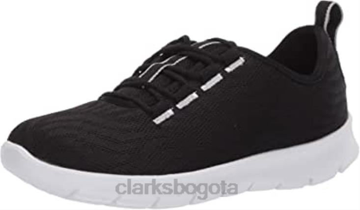 Clarks 0DX8L1941 zapatillas step allena go para mujer clarks malla negra mujer malla negra