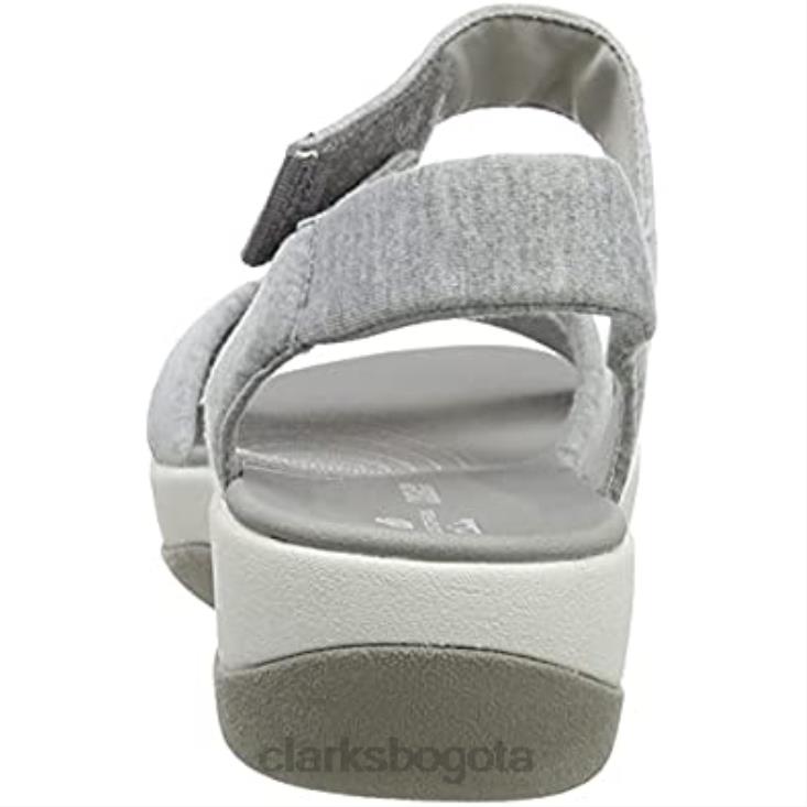 Clarks 0DX8L1949 sandalia arla gracie mujer clarks gris textil mujer textil gris