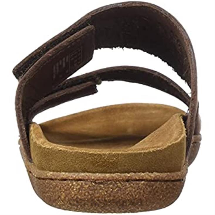 Clarks 0DX8L1950 sandalia tipo chancla con correa pilton para hombre de nobuk marrón clarks hombres nubuck marrón