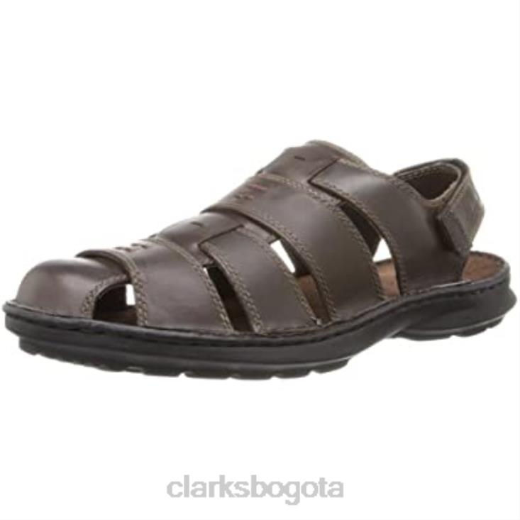 Clarks 0DX8L1951 columpio cielo pescador sandalia clarks marrón unisexo marrón
