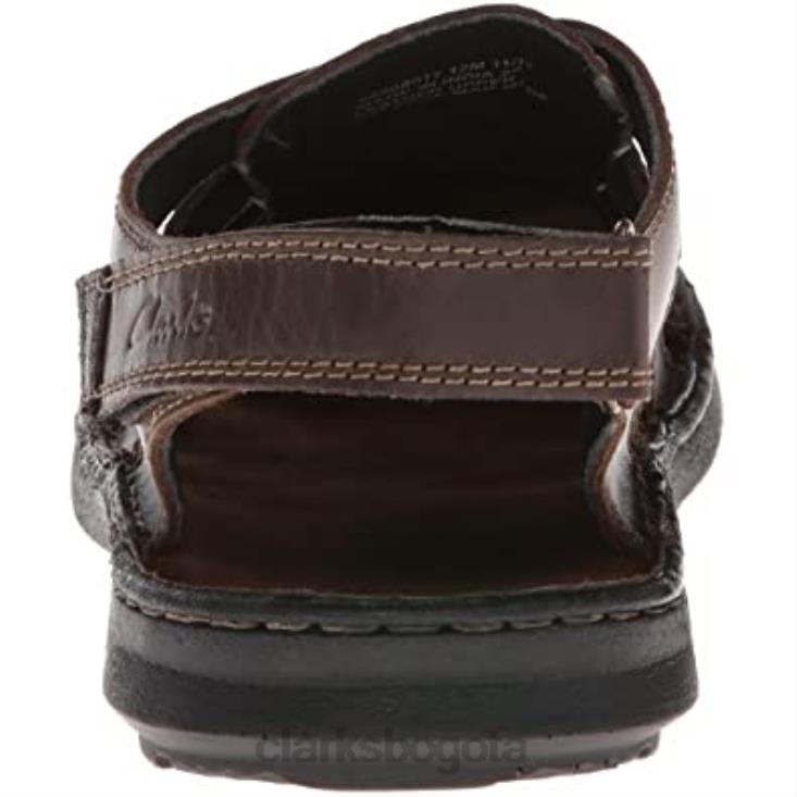 Clarks 0DX8L1951 columpio cielo pescador sandalia clarks marrón unisexo marrón
