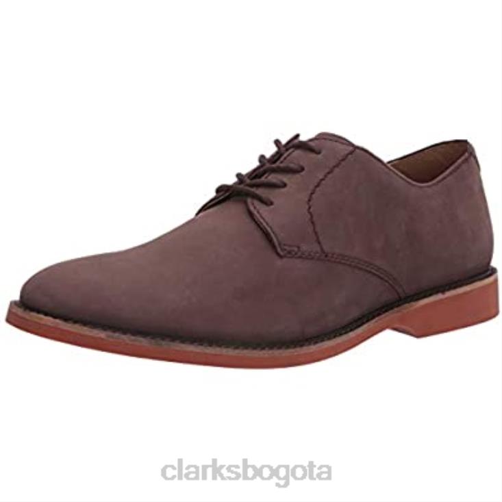 Clarks 0DX8L1954 Sandalias clarks trisand cross con puntera abierta para hombre de nobuk marrón oscuro hombres nubuck marrón oscuro