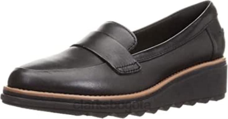 Clarks 0DX8L1961 Mocasines clarks sharon gracie negros suaves para mujer mujer negro suave