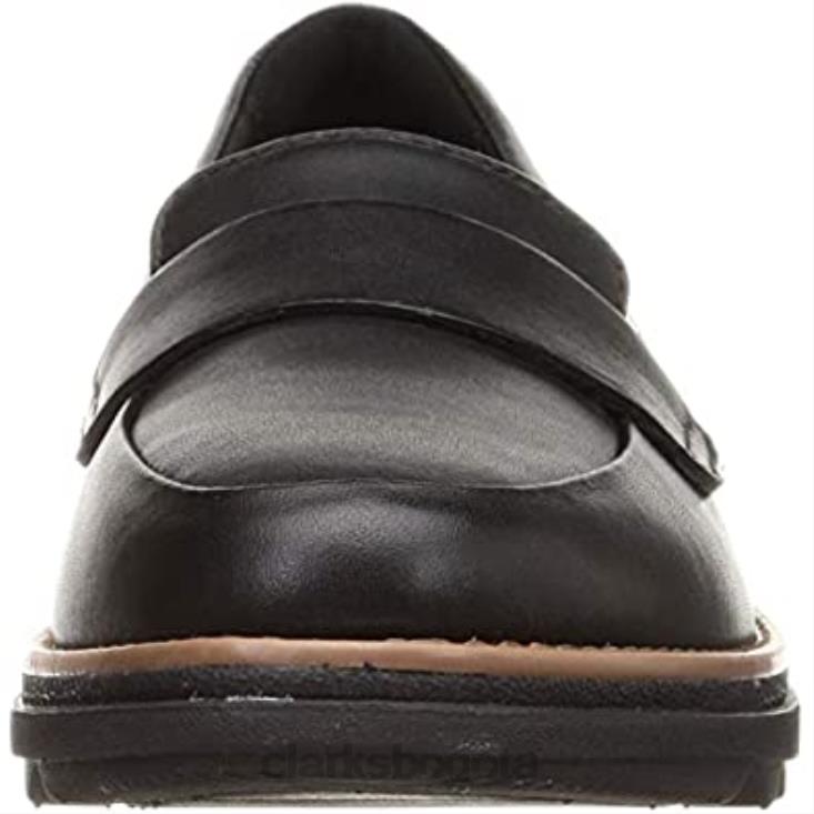 Clarks 0DX8L1961 Mocasines clarks sharon gracie negros suaves para mujer mujer negro suave