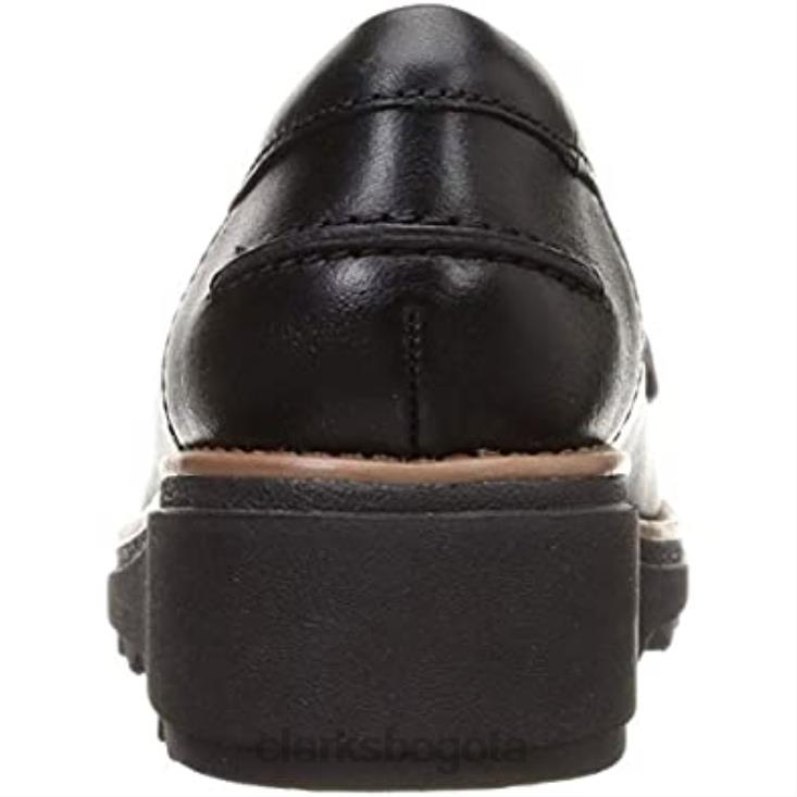 Clarks 0DX8L1961 Mocasines clarks sharon gracie negros suaves para mujer mujer negro suave