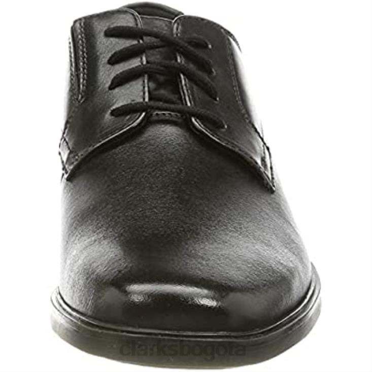 Clarks 0DX8L1965 zapatos planos howard walk oxford clarks negros para hombre hombres cuero negro