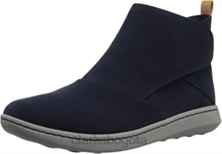 Clarks 0DX8L1973 botín step move up mujer clarks azul marino sintético mujer azul marino sintético