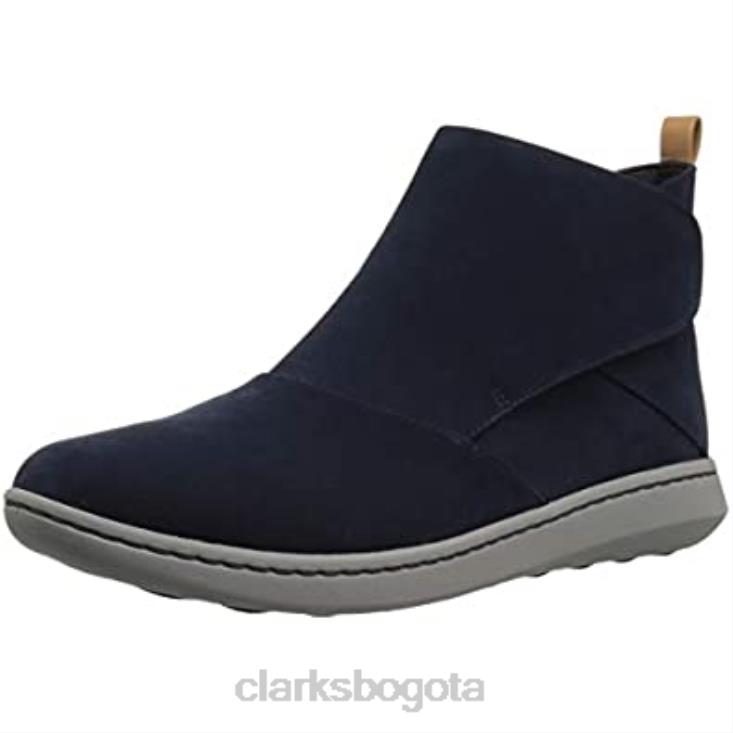 Clarks 0DX8L1973 botín step move up mujer clarks azul marino sintético mujer azul marino sintético
