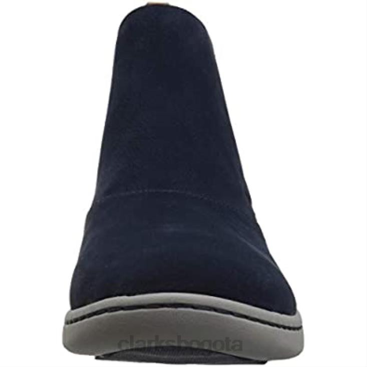 Clarks 0DX8L1973 botín step move up mujer clarks azul marino sintético mujer azul marino sintético