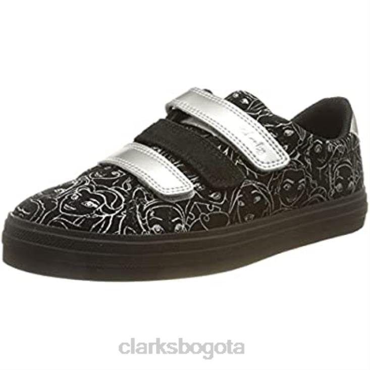 Clarks 0DX8L1974 Zapatilla niña nova tale k combinación negra clarks niños combinación negra