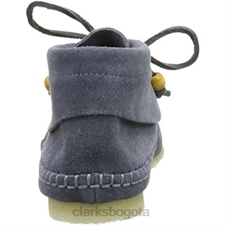 Clarks 0DX8L1983 tyler weave zapatos con cordones de mujer clarks blue blau denim blue sde mujer azul denim azul sde