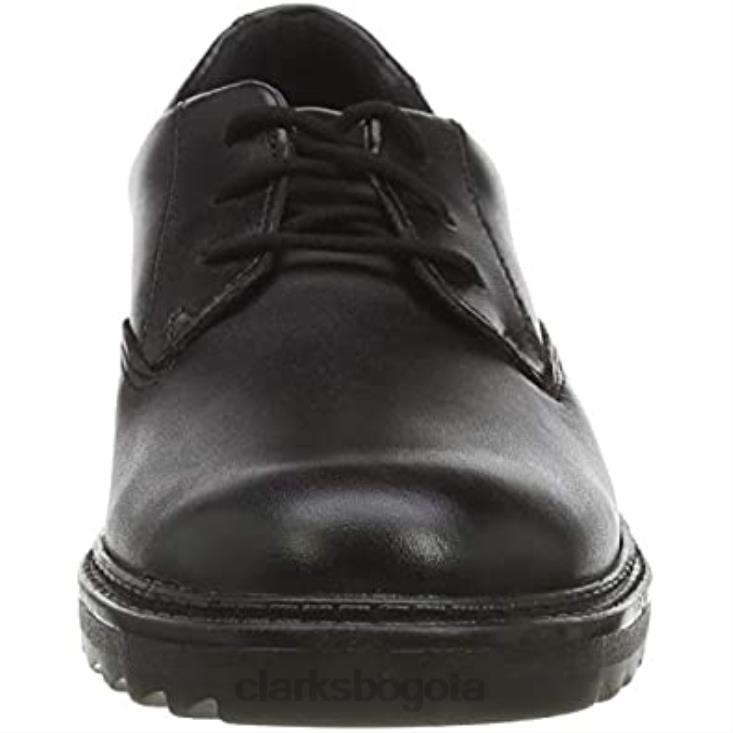 Clarks 0DX8L1996 asher jazz y derbys clarks negros para hombre hombres cuero negro cuero negro