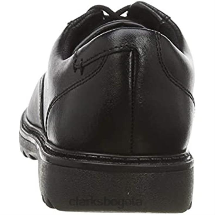 Clarks 0DX8L1996 asher jazz y derbys clarks negros para hombre hombres cuero negro cuero negro