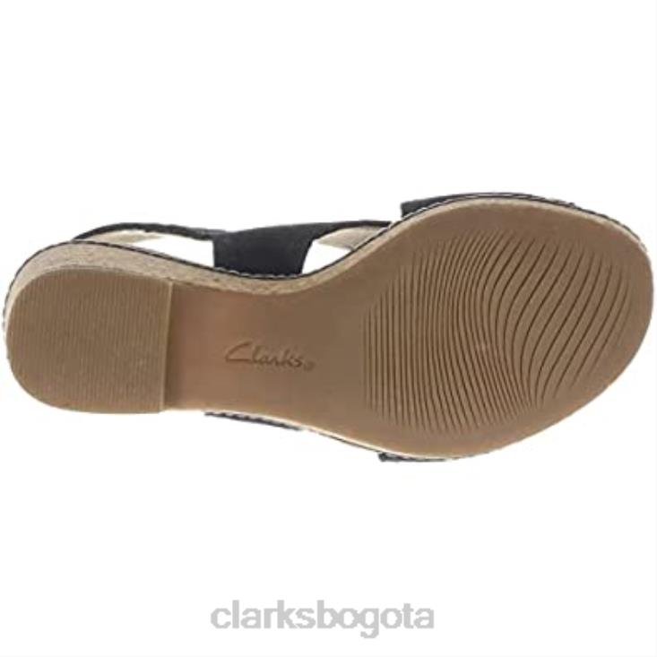 Clarks 0DX8L1997 sandalia con cuña giselle cove para mujer clarks azul marino mujer Armada