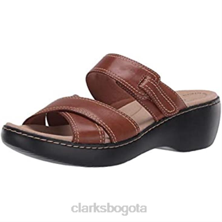Clarks 0DX8L2000 Sandalia Clarks Delana Olivia para mujer mujer