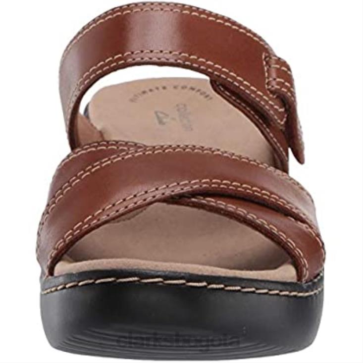 Clarks 0DX8L2000 Sandalia Clarks Delana Olivia para mujer mujer
