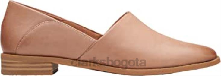 Clarks 0DX8L2001 Mocasines clarks praline de piel pura para mujer mujer cuero praliné