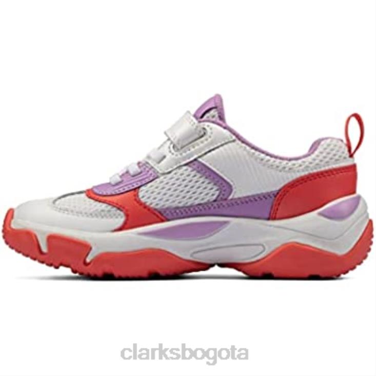 Clarks 0DX8L2003 zapatillas clarks kuju run k moradas para niña niños púrpura