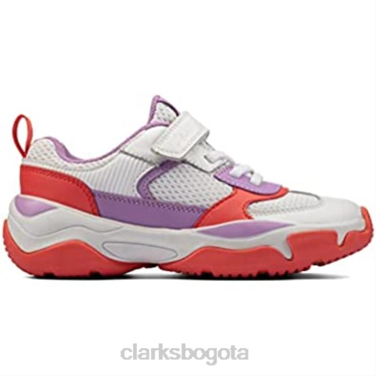 Clarks 0DX8L2003 zapatillas clarks kuju run k moradas para niña niños púrpura