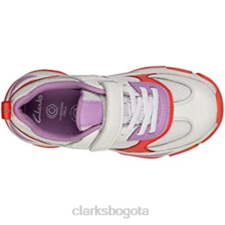 Clarks 0DX8L2003 zapatillas clarks kuju run k moradas para niña niños púrpura
