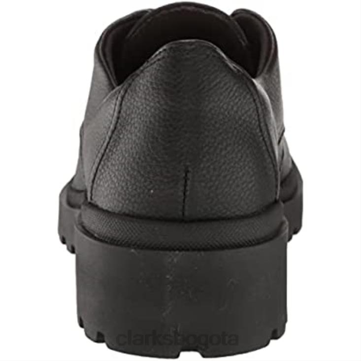 Clarks 0DX8L2014 clarks mujer calla ruby ​​oxford planas de cuero negro mujer cuero negro