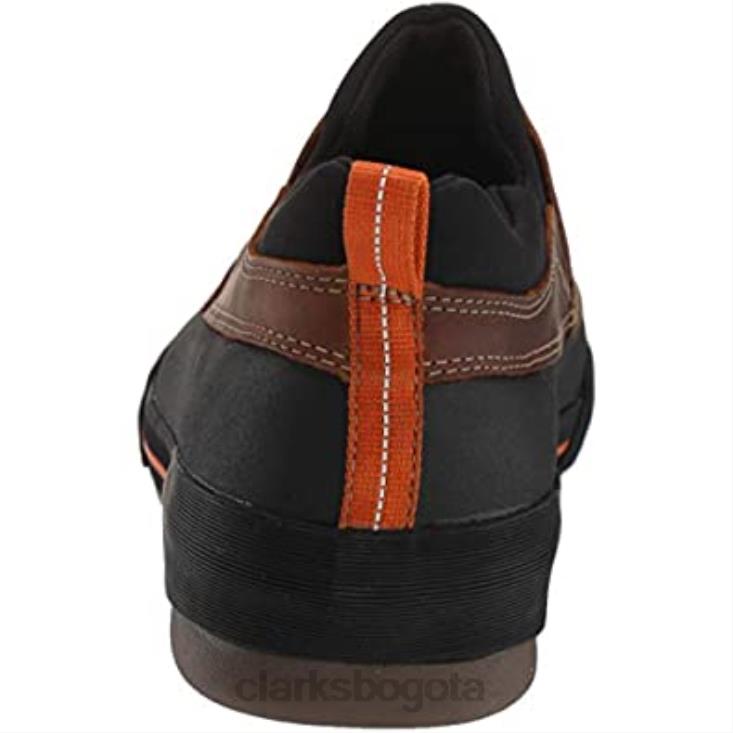 Clarks 0DX8L2015 Clarks Bowman Free Rashoe de cuero color canela oscuro para hombre hombres cuero bronceado oscuro