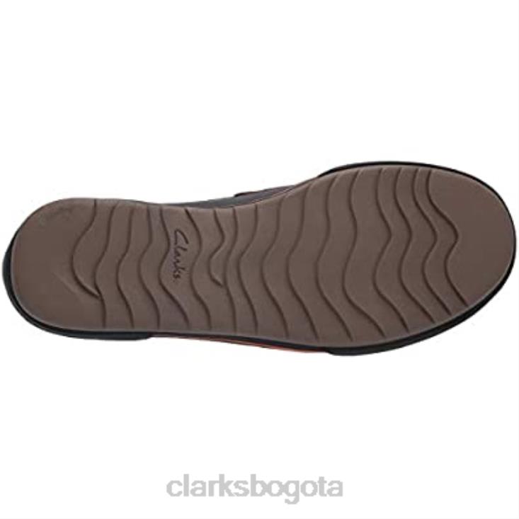 Clarks 0DX8L2015 Clarks Bowman Free Rashoe de cuero color canela oscuro para hombre hombres cuero bronceado oscuro