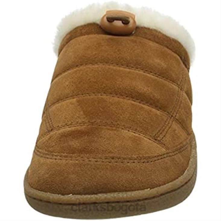 Clarks 0DX8L2018 Mule Clarks Pilton para mujer color tostado mujer broncearse