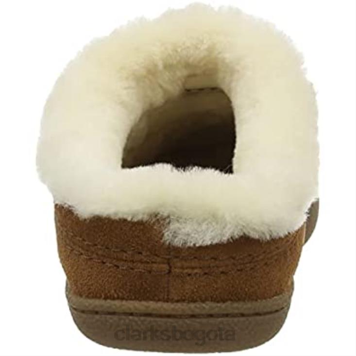 Clarks 0DX8L2018 Mule Clarks Pilton para mujer color tostado mujer broncearse