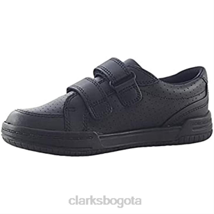 Clarks 0DX8L202 Zapatilla clarks fawn strap k para niño negro niños negro